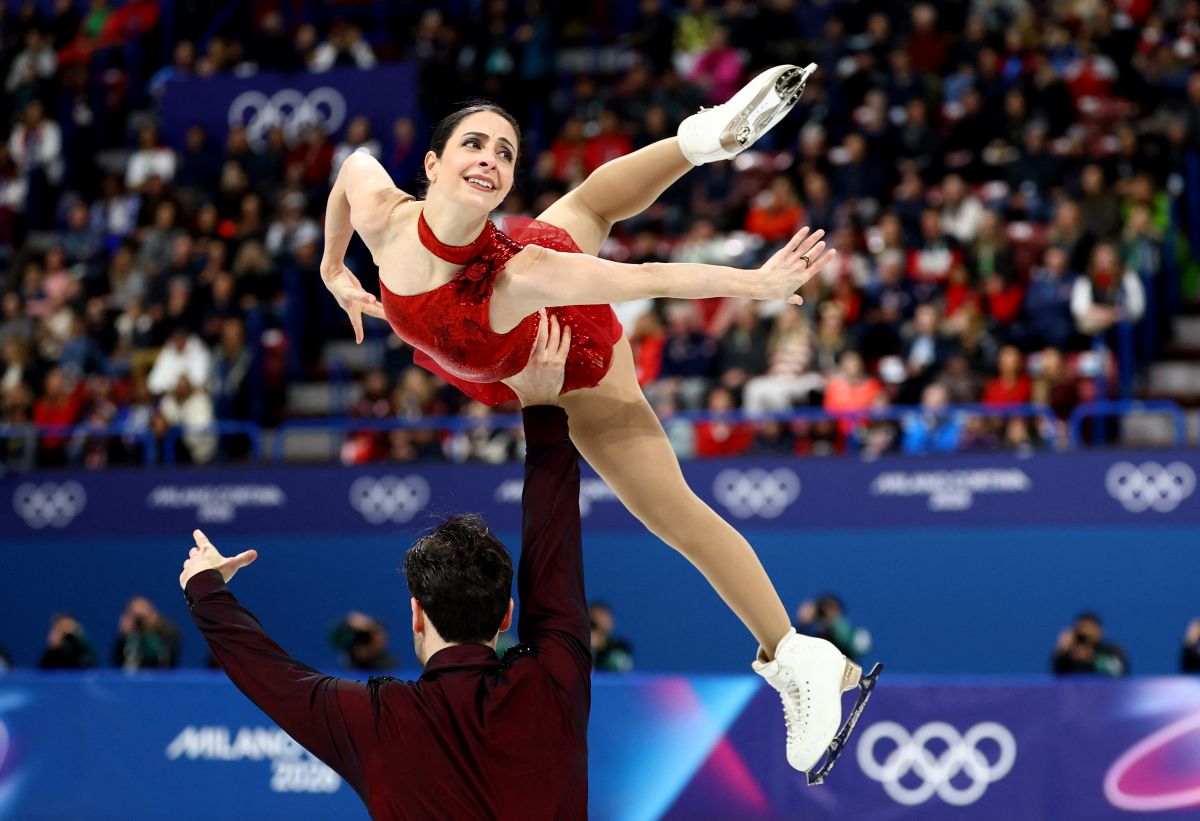 Дианна Стеллато-Дудек и Максим Дешам на Олимпийских играх 2026 года в Милане. Фото: Reuters