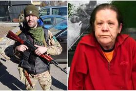 Василий Парфенков (фото предоставлено собеседником) и его мама (скриншот видео, опубликованного Светланой Тихановской)