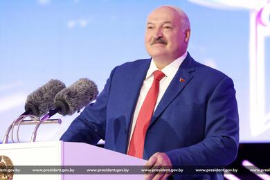 Александр Лукашенко на открытии фестиваля "Славянский базар". 10 июля 2025 года, Витебск. Фото: president.gov.by