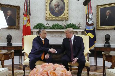 Виктор Орбан и Дональд Трамп, 2019 год, Белый дом, США. Фото: Пресс-служба премьер-министра Венгрии Виктора Орбана