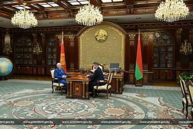 Доклад председателя Мингорисполкома Владимира Кухарева Александру Лукашенко. 29 января 2026 года, Минск. Фото: president.gov.by