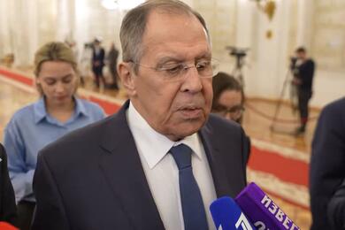 Глава МИД России Сергей Лавров. Скриншот видео