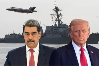 Николас Мадуро и Дональд Трамп. Коллаж: Би-би-си
