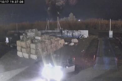 Взрыв на заводе «Авангард». Скриншот видео из соцсетей