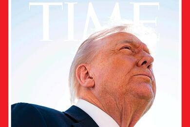 Дональд Трамп на обложке журнала Time. Фото: x.com/TIME