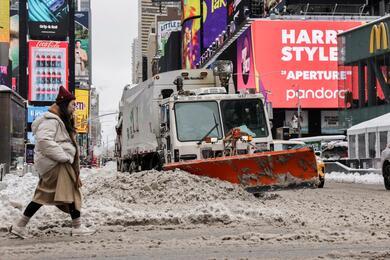 Уборка снега в Нью-Йорке. 26 января 2026 года. Фото: Reuters