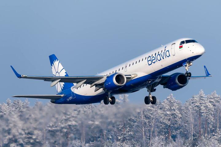Самолет "Белавиа". Фото: @belavia_official