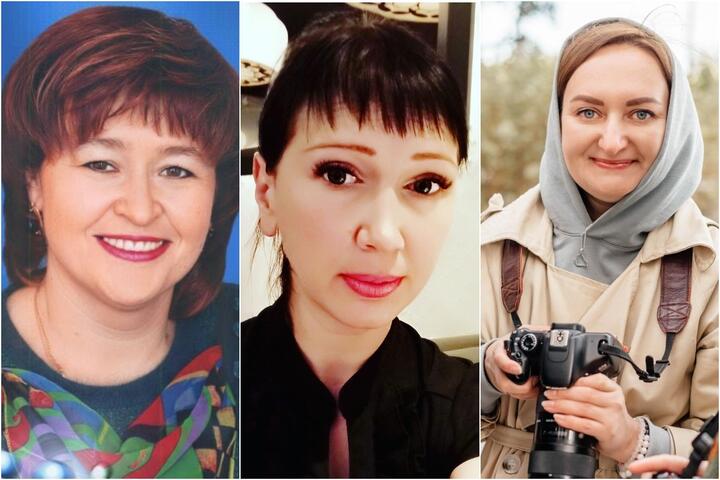 Слева направо: Марина Петрожицкая, Анастасия Сикирицкая, Анастасия Горчакова. Коллаж: "Наша Ніва"