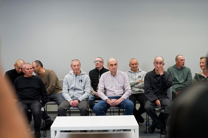 Пресс-конференция выдворенных в Литву экс-политзаключенных, 12 сентября, Вильнюс. Фото: "Зеркало"