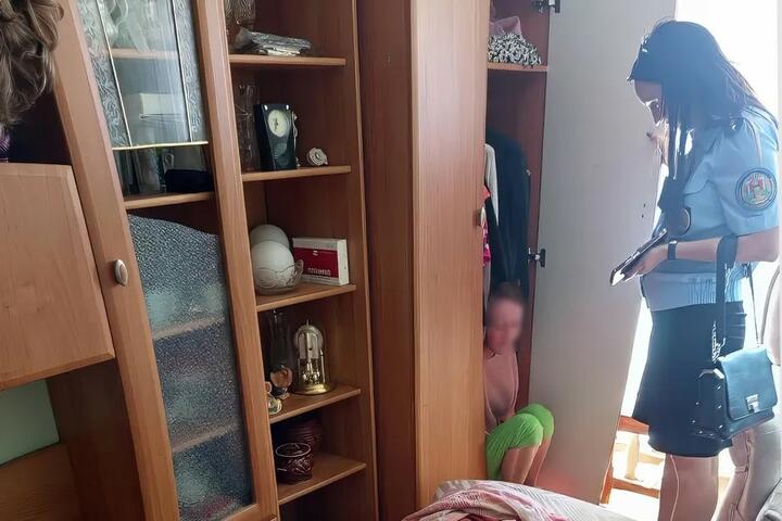 Обнаруженная приставами гомельчанка. Фото: отдел принудительного исполнения Советского района Гомеля