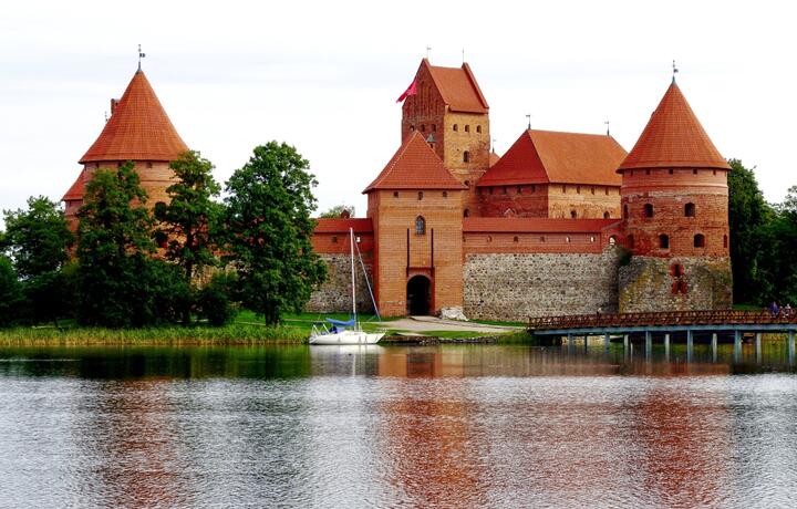 Тракайский замок. Фото: pixabay.com