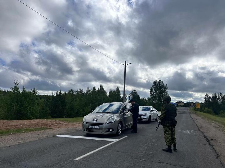 Во время учений с теробороной в Лепельском районе, 31 мая 2026 года. Фото: "Лепельскі край"