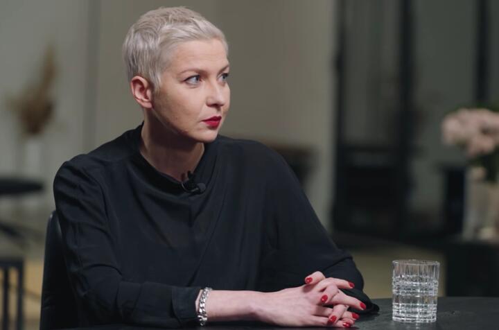 Мария Колесникова во время интервью Юрию Дудю. Скриншот: youtube.com/@vdud